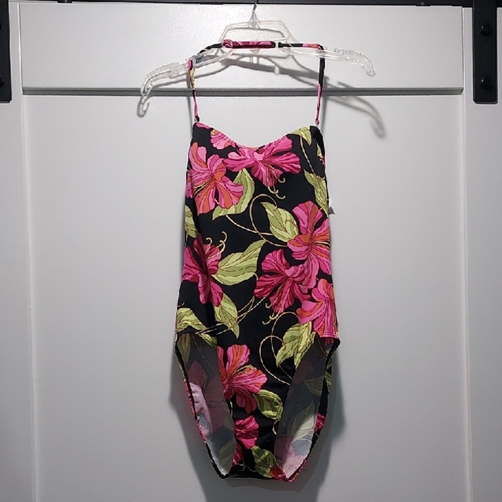 Spiegel Floral One Piece Bathing Suit